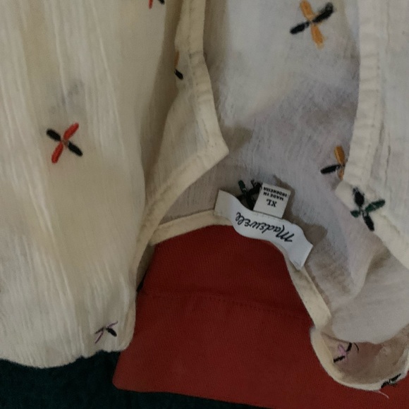 Madewell Embroidered Gazebo Top size XL - Picture 6 of 6